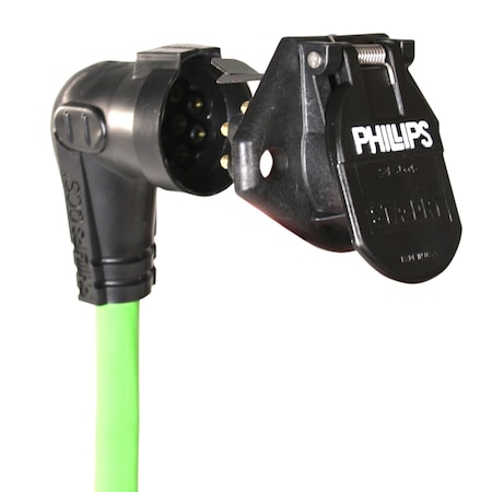 Phillips Harness, Elect Connector, Straight Qcs, 6 O Clock, 48 In. Blunt-Cut Cable, Includes Socket 16-7421